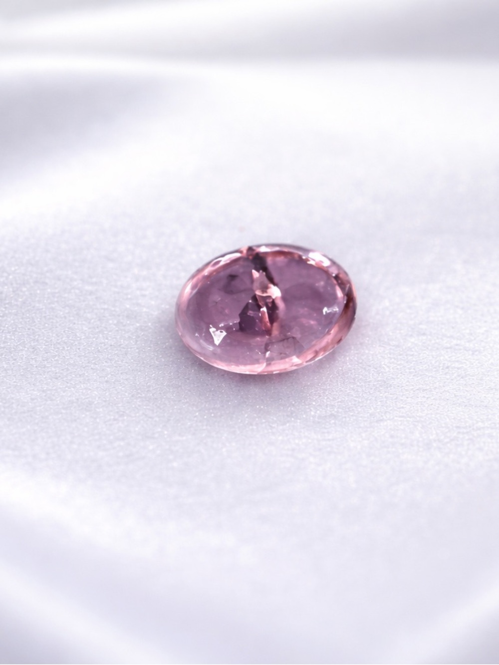 2.95 Carat Oval Cut Loose Gemstone Natural Pink Tourmaline